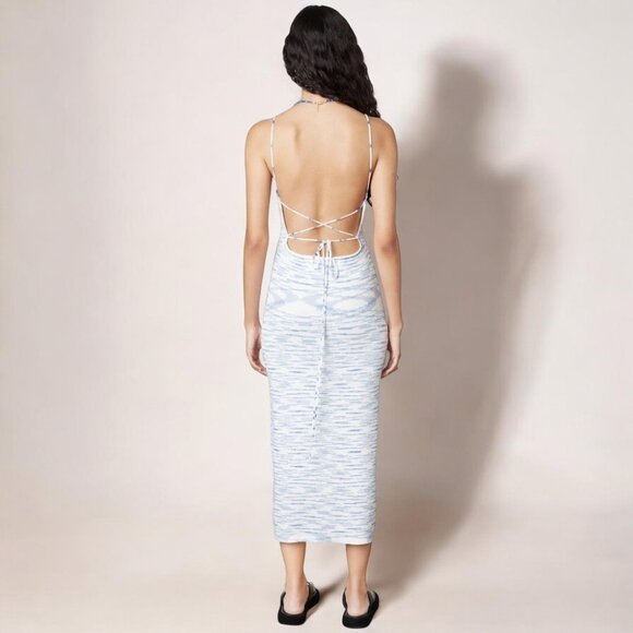 NWT NIA the Brand OPEN BACK KNIT DRESS - Picture 3 of 3